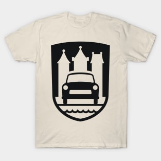 Trabant Wappen Zwickau (black) T-Shirt